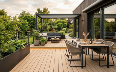 Créer une terrasse moderne en un week-end avec des modules préfabriqués