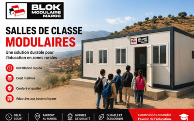 Salles de classe modulaires pour les zones rurales