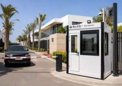Cabine de gardiennage modulaire pour résidence privée et villas au Maroc
