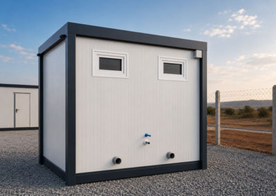 Vestiaire modulaire préfabriqué pour chantier — Blok Modulaire Maroc