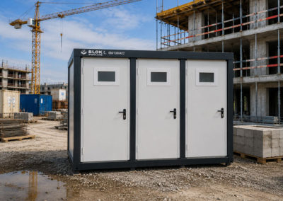 Toilettes préfabriquées modernes pour chantiers et projets industriels