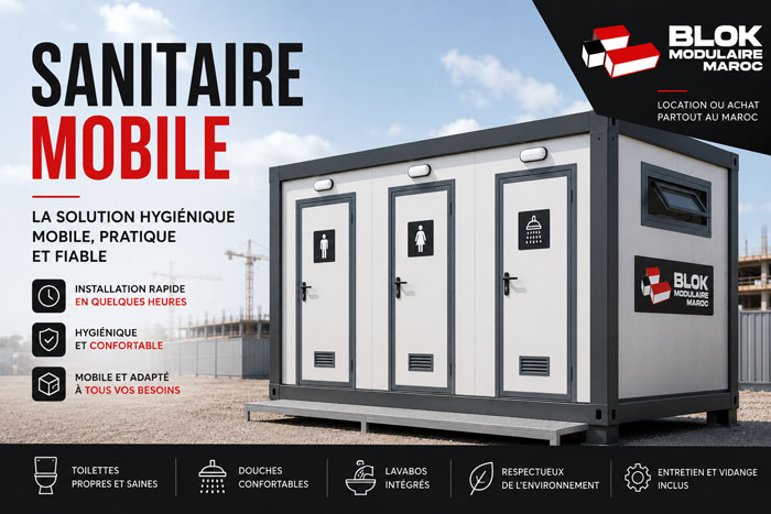 Qu&rsquo;est-ce qu&rsquo;un Sanitaire Mobile ? Hygiène & Conformité Garanties
